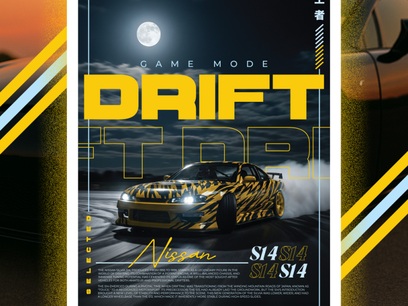 Poster GAME MODE - DRIFT - A3+